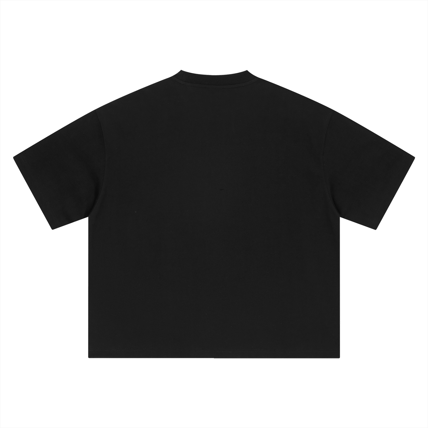 The Rebel Boxy Black Tee