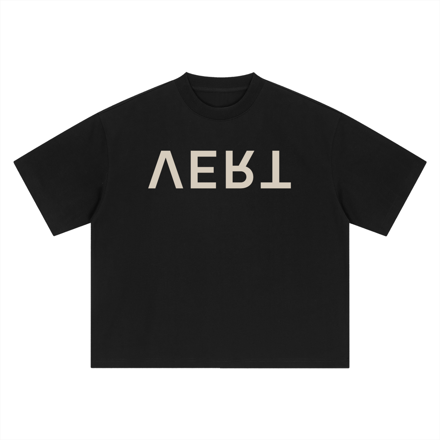 The Rebel Boxy Black Tee