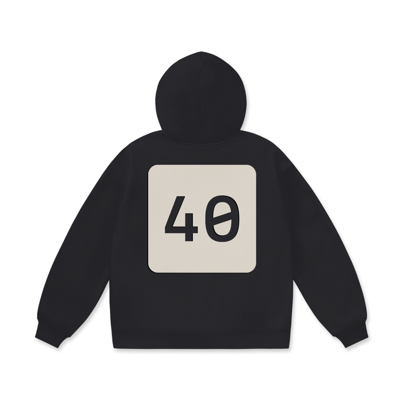 The Forty Black Hoodie
